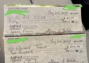 AGFED CREDIT UNION DEPOSIT CHECK | $2000 - $5000