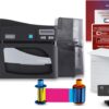 Fargo DTC4500e Dual Sided ID Card Printer & Complete Supplies Package with Bodno ID Software - Bronze Edition